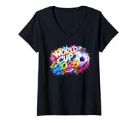 Mujer Fútbol - WM World Cup Streetwear Camiseta Cuello V
