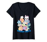 Mujer Gabby’s Dollhouse Gabby Cats Spring Camiseta Cuello V
