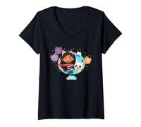 Mujer Gabby's Dollhouse Confetti Fun Friends Camiseta Cuello V