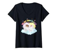 Mujer Gabby's Dollhouse Hamster Kitties In My Zen Place Camiseta Cuello V