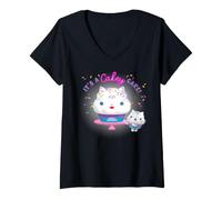 Mujer Gabby's Dollhouse It's A Cakey Celebration Camiseta Cuello V
