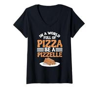 Mujer Galletas Pizzelle Waffle - Waffle italiano Camiseta Cuello V