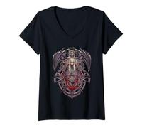 Mujer Game of Thrones Daenerys Targaryen Break The Wheel Camiseta Cuello V