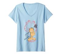 Mujer Garfield Attitude Is Everything Cool Pose Camiseta Cuello V