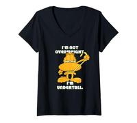 Mujer Garfield - No tengo sobrepeso, me divierto Camiseta Cuello V