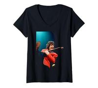 Mujer Gary Moore después de Horas en Vivo Royal Albert Hall 1992 Camiseta Cuello V