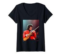 Mujer Gary Moore Royal Albert Hall Concierto Fuera de horario 1992 Camiseta Cuello V