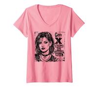 Mujer Gen X - Tuvimos la música más Genial Camiseta Cuello V