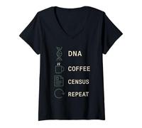 Mujer Genealogía Nerd Gift Family Tree Research Ancestry Club Camiseta Cuello V