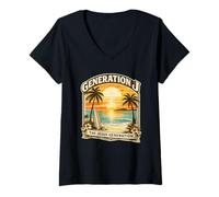 Mujer Generación J Comunidad Inspiración Diseño Juventud Fe Futuro Camiseta Cuello V