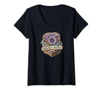 Mujer Geology Rocks! Funny Geologist Earth Science Geode Camiseta Cuello V