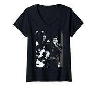 Mujer George Michael Live On Stage 1986 Camiseta Cuello V