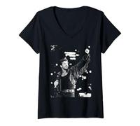 Mujer George Michael Wham! Concierto de Despedida Wembley Soy tu Hombre Camiseta Cuello V