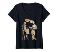 Mujer George Washington Jesus Bro Same Funny Meme Political Humor Camiseta Cuello V