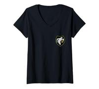 Mujer Ghost Army 23 Cuartel General WW2 WWII Guerra Mundial 2 Militar Camiseta Cuello V