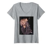 Mujer Ghost Dance Live Gothic Rock Anne-Marie Hurst Andy Willsher Camiseta Cuello V