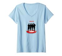 Mujer Ghostbusters Squad Venkman Stantz Spengler & Zeddemore Camiseta Cuello V