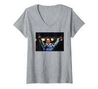 Mujer Gianfranco Zola Chelsea FA Cup Italia Copa Mundial de Fútbol Camiseta Cuello V