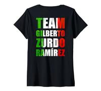 Mujer Gilberto Zurdo Ramírez Sánchez The Mexican Style Boxing Camiseta Cuello V