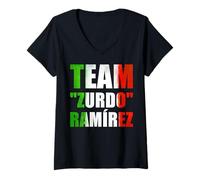 Mujer Gilberto Zurdo Ramírez Sánchez The Mexican Style Boxing Camiseta Cuello V