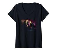 Mujer Gillian Anderson & David Duchovny Los Expedientes X Michael Grecco Camiseta Cuello V