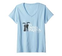 Mujer Gilmore Girls In Omnia Paratus Umbrellas Camiseta Cuello V