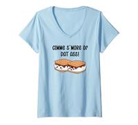 Mujer Gimme S'More of DAT Ass I Love Your Face Between My Legs Camiseta Cuello V