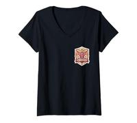 Mujer Ginecólogo, ginecólogo, médico, ginecología, Floral, para Mujer Camiseta Cuello V