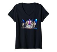 Mujer Gira de Grandes éxitos del Concierto de Boyzone Boy Band en Glasgow 1999 Camiseta Cuello V