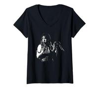 Mujer Gira del álbum Constrictor de Alice Cooper, Snake, 1986 Camiseta Cuello V
