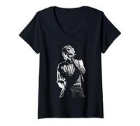 Mujer Gira del álbum The Who It's Hard, Roger Daltrey, 1982 Camiseta Cuello V