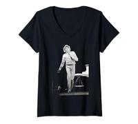 Mujer Gira en Vivo de Barry Manilow por Florida 1981 Camiseta Cuello V