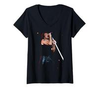 Mujer Gira Keep The Faith de Jon Bon Jovi 1993 Camiseta Cuello V