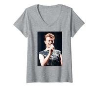 Mujer Gira Live Outside de David Bowie 1995 Camiseta Cuello V