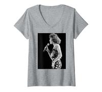Mujer Gira Moment of Truth en Vivo de Whitney Houston 1988 Camiseta Cuello V