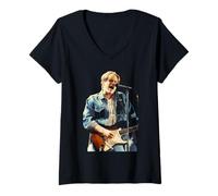 Mujer Gira Mundial de Bryan Adams: Despertando en Vivo en 1992 Camiseta Cuello V