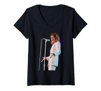 Mujer Gira Mundial en Directo de Celine Dion Falling Into You 1996 Camiseta Cuello V