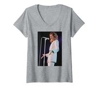 Mujer Gira Mundial en Directo de Celine Dion Falling Into You 1996 Camiseta Cuello V