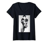 Mujer Gira solista de Striptease Adam Ant 1984 Camiseta Cuello V