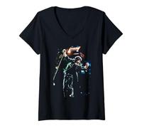 Mujer Gira televisiva de U2 Live Bono Zoo Cardiff Arms Park 1993 Camiseta Cuello V