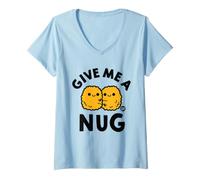 Mujer Give Me A Nug Camiseta Cuello V