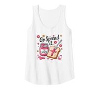 Mujer Go Spread It,Christian Sunday Church,Cita de Jesús,Estudio Bíblico Camiseta sin Mangas
