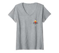 Mujer God Save The Spritz - Me Encanta el Aperol - Bebida Favorita Camiseta Cuello V