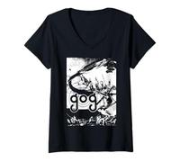 Mujer GOG Classic Sci-Fi Robot Malvado Camiseta Cuello V