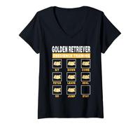 Mujer Golden Retriever Obedience Training Dog Guide To Trainer Camiseta Cuello V