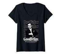 Mujer GoodFellas Tres décadas de vida mafiosa Camiseta Cuello V