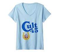 Mujer GOP Gift Cult 45 Donald Trump Orgullosos partidarios Camiseta Cuello V
