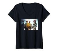 Mujer Grabación del vídeo de Queen The Miracle de Freddie Mercury Band Camiseta Cuello V