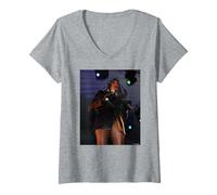 Mujer Grace Jones Esclava Al Rhythm Singer Live por Andy Willsher Camiseta Cuello V