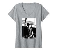 Mujer Graeme Souness Liverpool Man City Copa Mundial de Fútbol 1980 Camiseta Cuello V